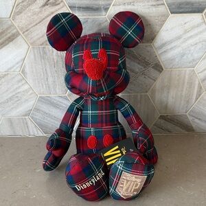 VIP Disneyland Plaid Mickey Mouse Plush